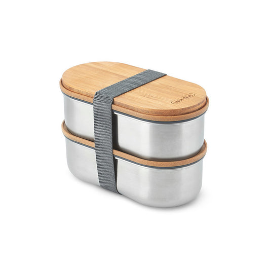 Stalen bento box | Black+blum - de inKijk