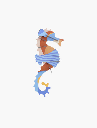 Blue Ringlet Seahorse Beetle - muurdecoratie | Studio Roof
