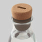 Waterkaraf in glas met dop en houtskoolfilter | Black+blum - de inKijk