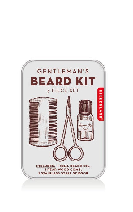 Gentlemen's beard kit | Kikkerland