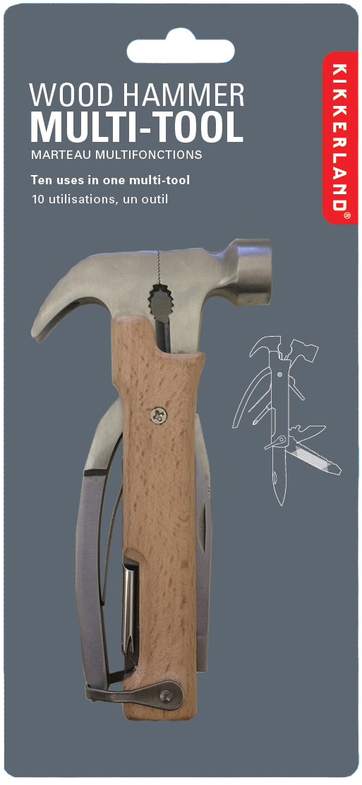Wood hammer multi-tool | Kikkerland