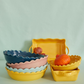 Keramische ovenschaal taartvorm - large - dark blue | RICE