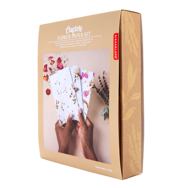 Maak je eigen bloempapier | Kikkerland