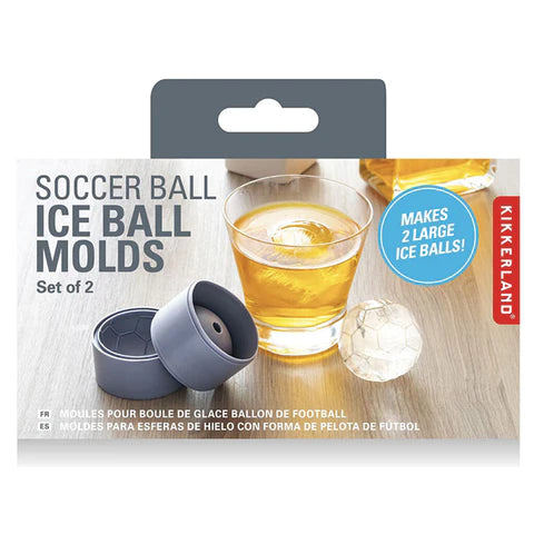 Voetbal ijsbalvorm  - set v.2 | Kikkerland - de inKijk
