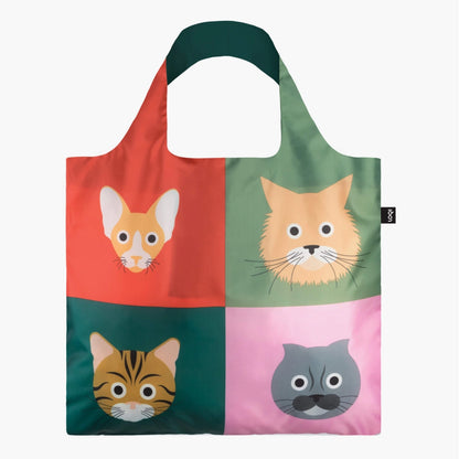 Cats recycled bag | LOQI - de inKijk