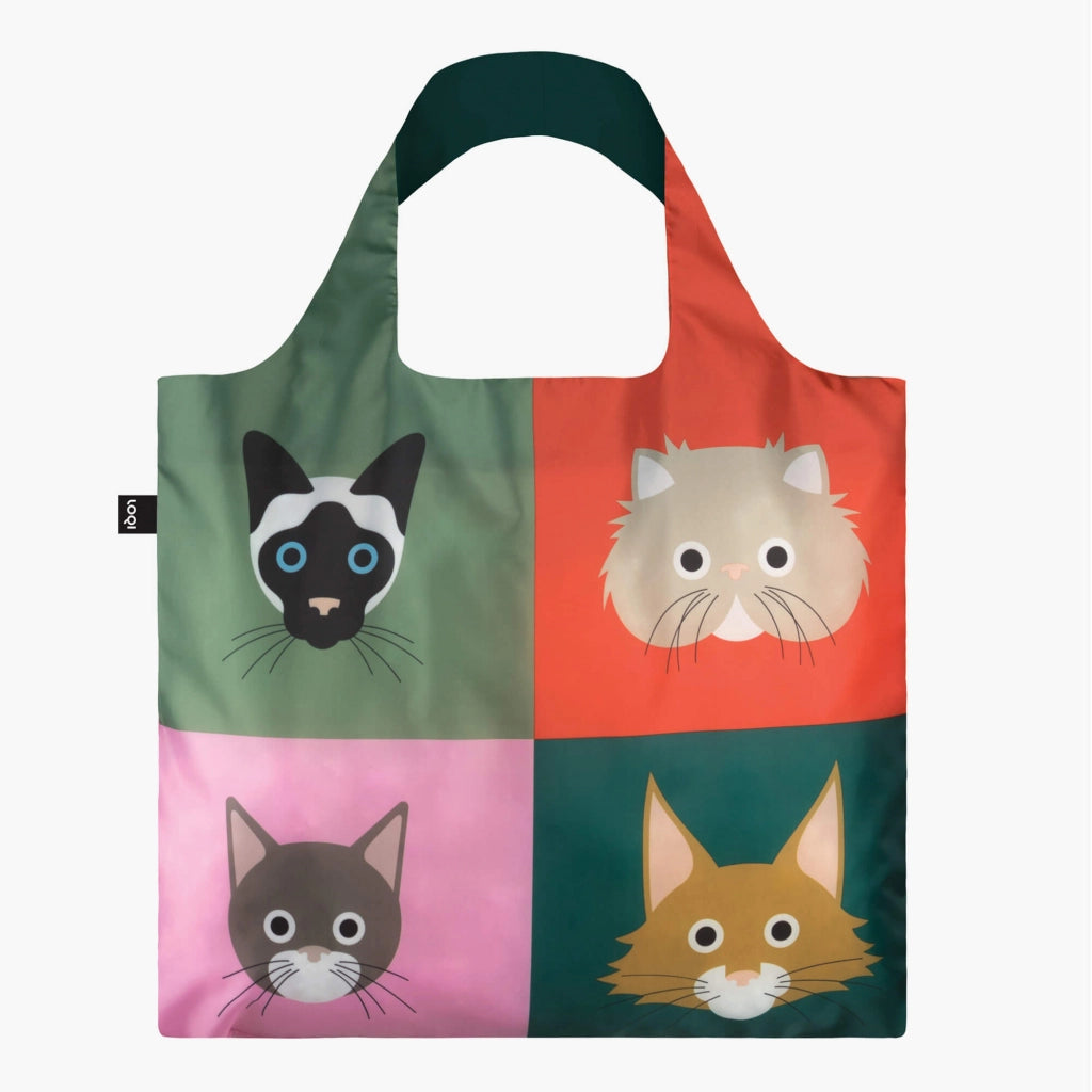 Cats recycled bag | LOQI