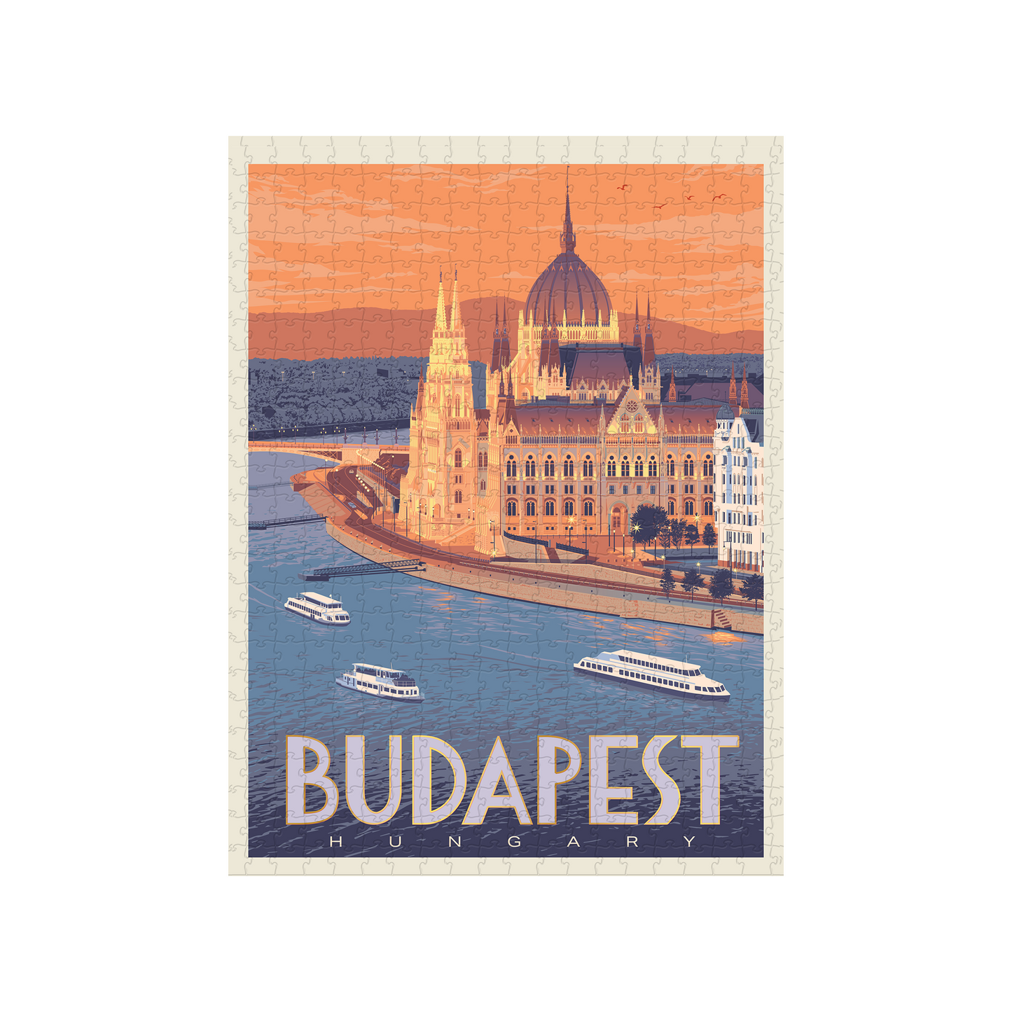 Budapest - puzzle in a tube | Designworks Ink