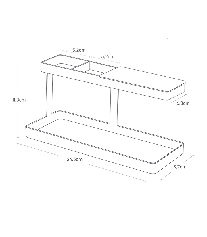 Desk organiser - 2 kleuren | Yamazaki