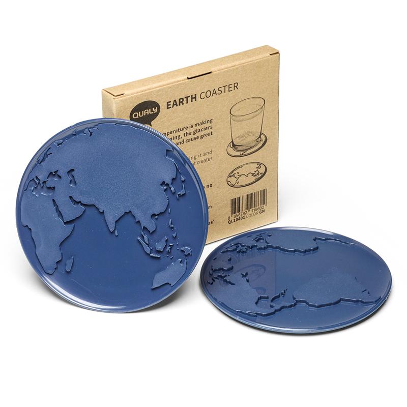Earth onderzetters - set v. 2 | Qualy - de inKijk