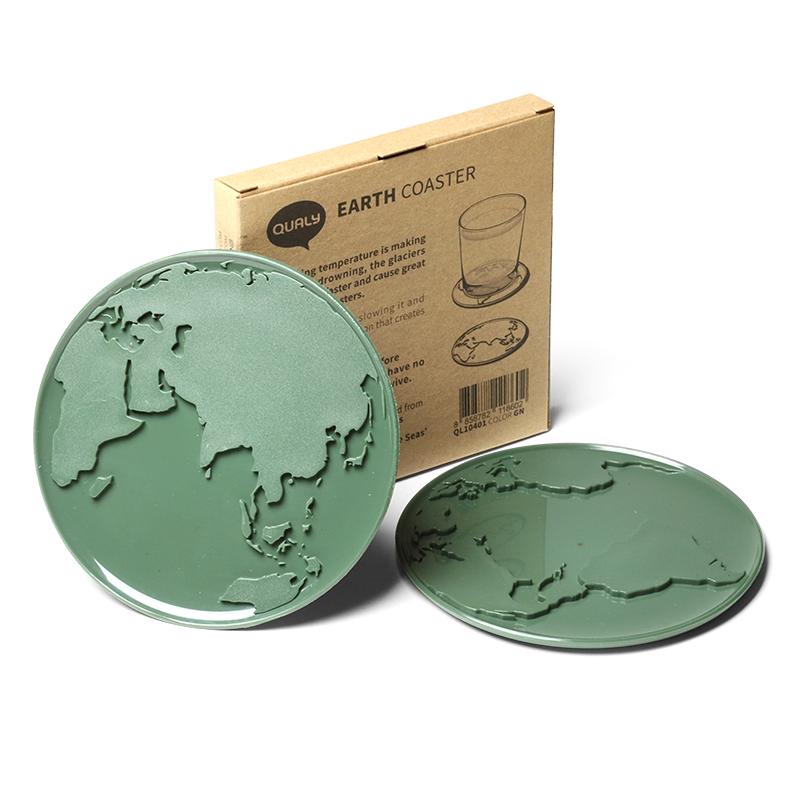 Earth onderzetters - set v. 2 | Qualy - de inKijk