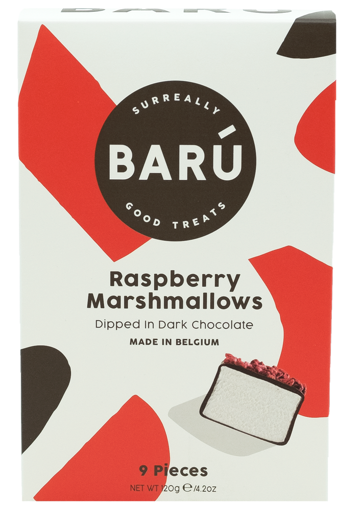 Dark chocolate & raspberry marshmallows | Barú