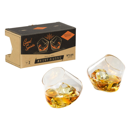 Rocking whiskey glazen - set v. 2 | Gentlemen's hardware