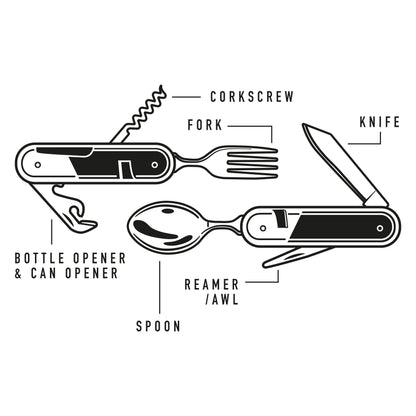 Camping cutlery tool | Gentlemen's hardware - de inKijk