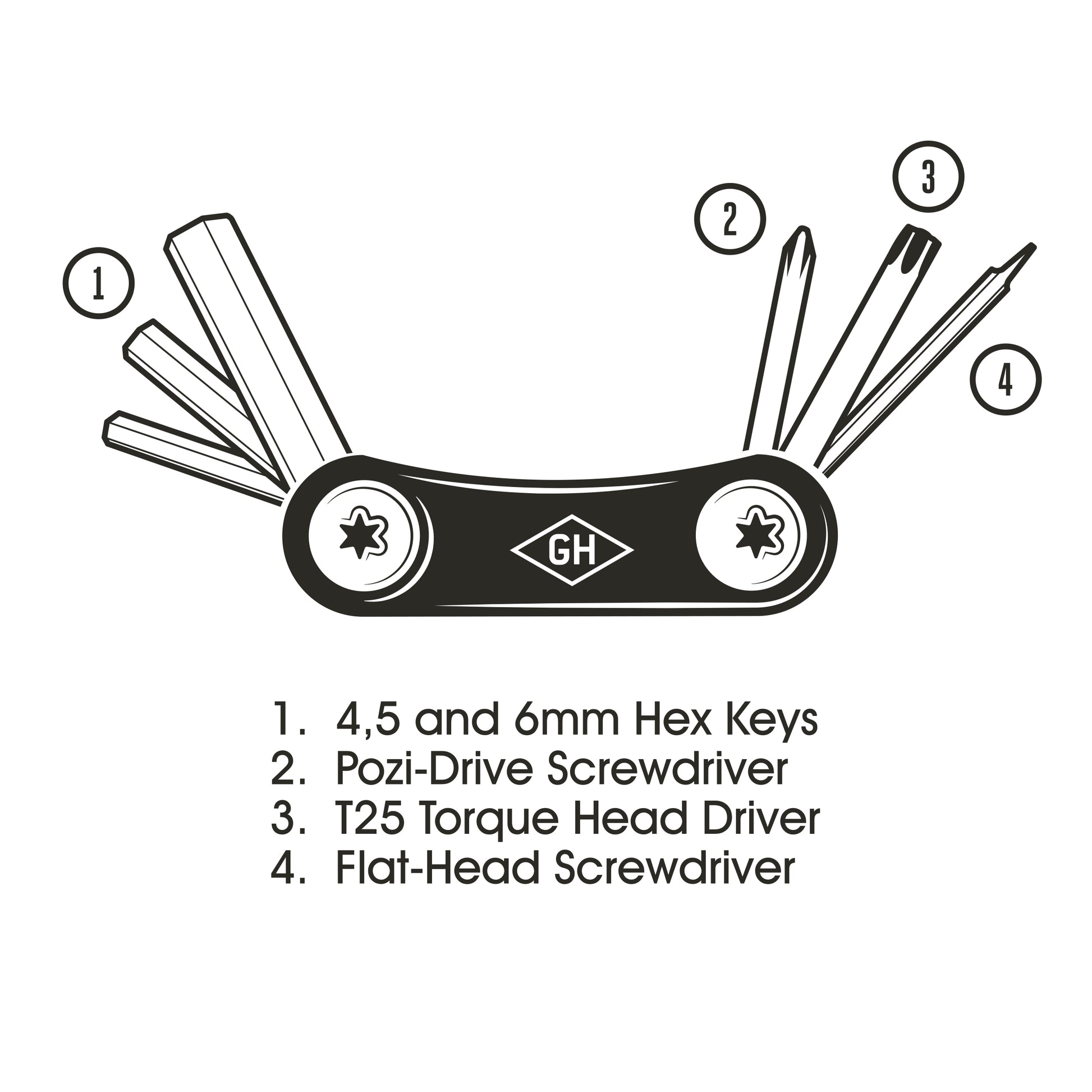Pocket Bicycle Multi-Tool | Gentlemen's hardware - de inKijk