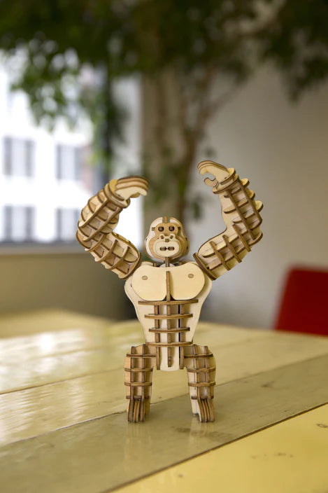 Gorilla 3D wooden puzzle | Kikkerland
