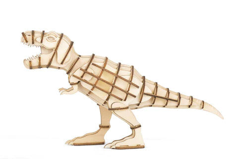 T-rex 3D wooden puzzle | Kikkerland - de inKijk