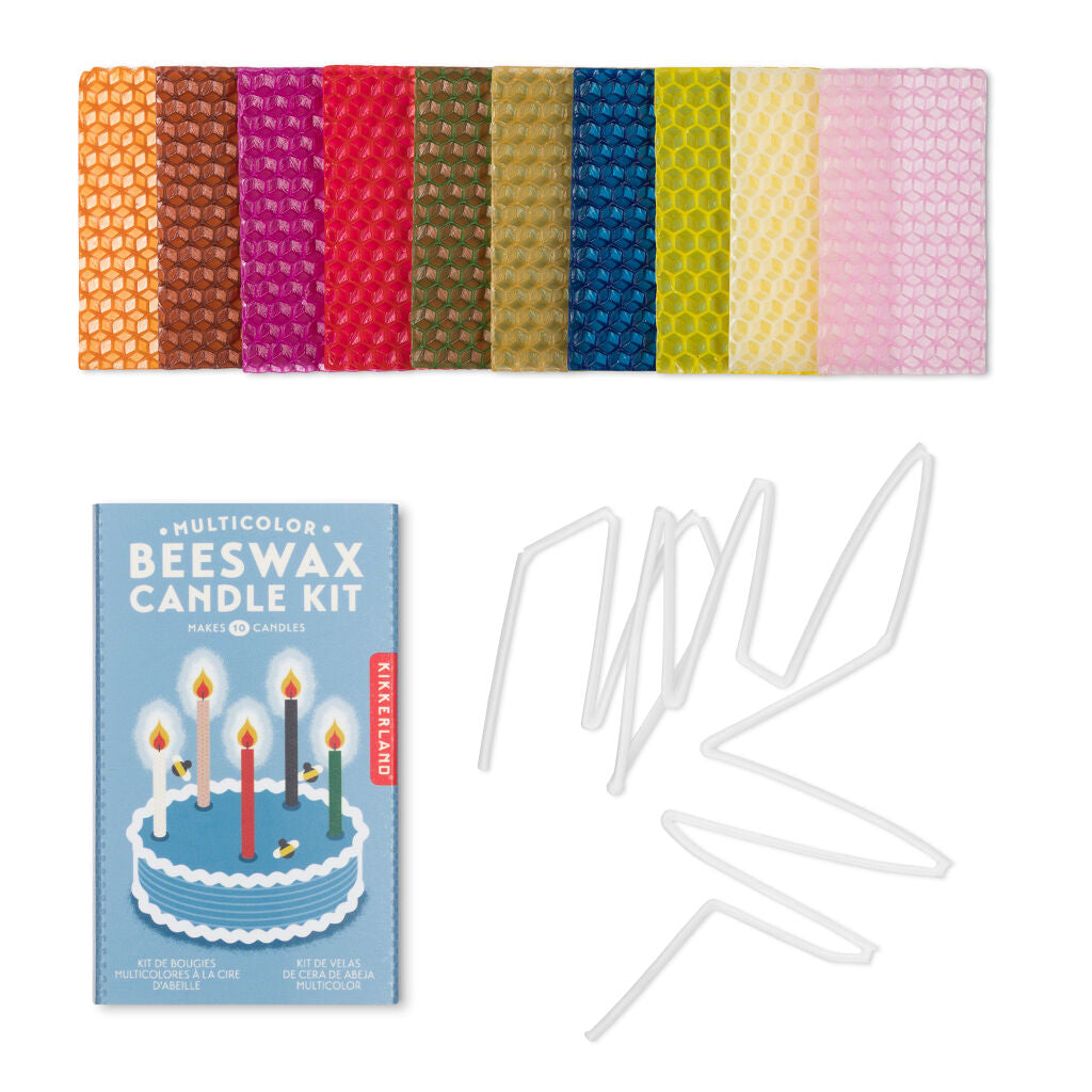 Bijenwas kaarsenkit - multicolor | Kikkerland