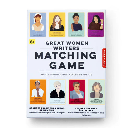 Great women writers matching game | Kikkerland