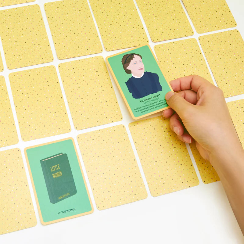 Great women writers matching game | Kikkerland