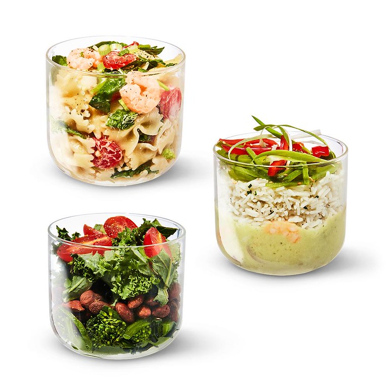 Glazen lunchpot large | Black+blum - de inKijk