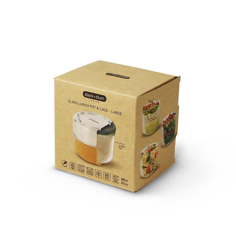 Glazen lunchpot large | Black+blum - de inKijk