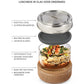 Glazen lunchpot large | Black+blum - de inKijk