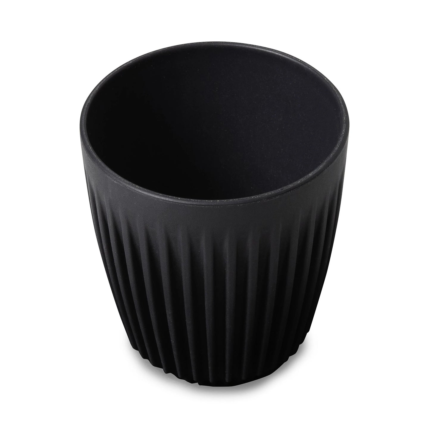 Herbruikbare koffiebeker met deksel - 24cl - charcoal | HUSKEE