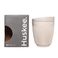 Herbruikbare koffiebeker met deksel - natural | HUSKEE