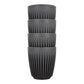 Herbruikbare koffiebekers - 9 cl - set v. 4 - charcoal | HUSKEE - de inKijk