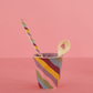 Beker funky strepen | RICE