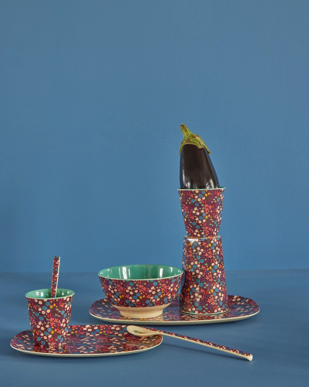 Beker poppies print | RICE - de inKijk