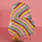 Rechthoekig bord met funky strepen | RICE