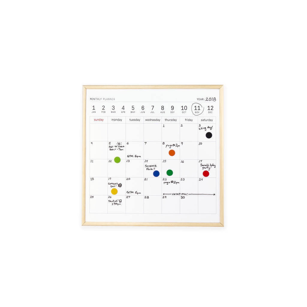 White board calendar | Kikkerland