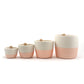 Planters - Ecru Fluo orange - XS/S/M | Koba Handmade - de inKijk
