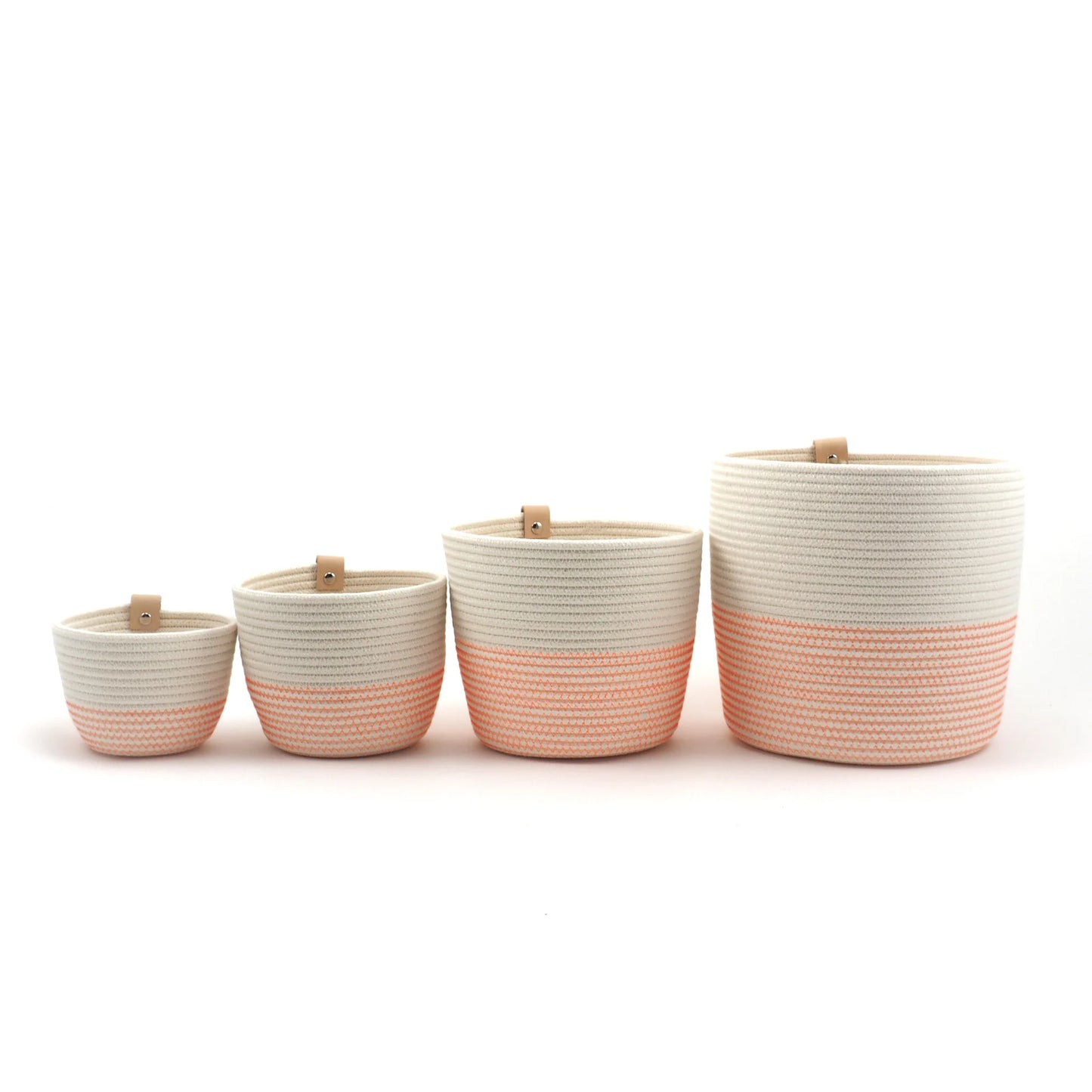 Planters - Ecru Fluo orange - XS/S/M | Koba Handmade - de inKijk