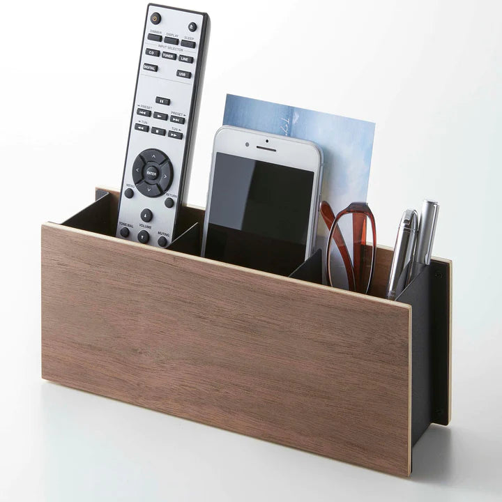 Organizer voor afstandsbediening/ bureaumateriaal - 2 kleuren | Yamazaki - de inKijk