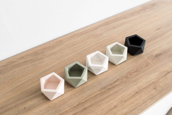 Vand theelicht- en luchtplanthouder - Ø 4,7 cm - millennial pink | House Raccoon