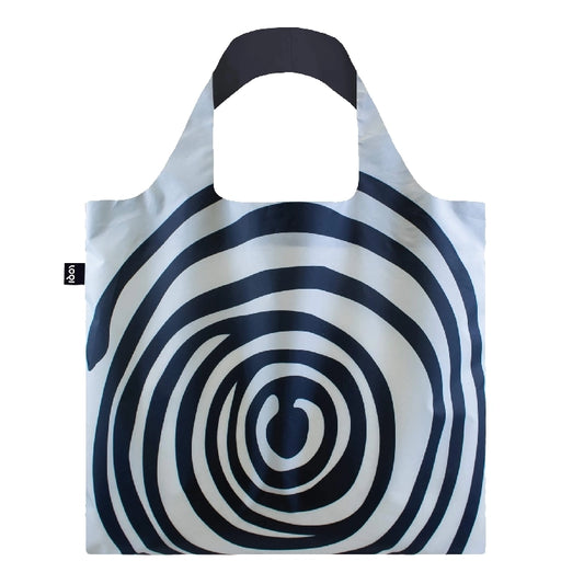 Spirals black recycled bag | LOQI