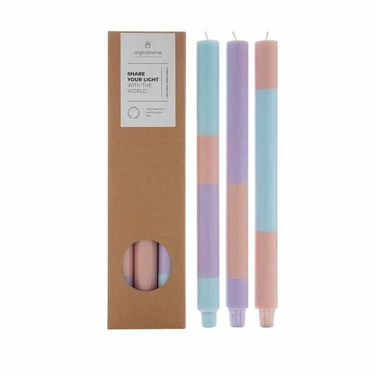 Layered candles - fresh energy - set v.3 | Original Home