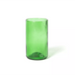 Drinkglazen upcycled - olive & green - tall | IWAS
