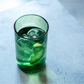 Drinkglazen upcycled - olive & green - tall | IWAS