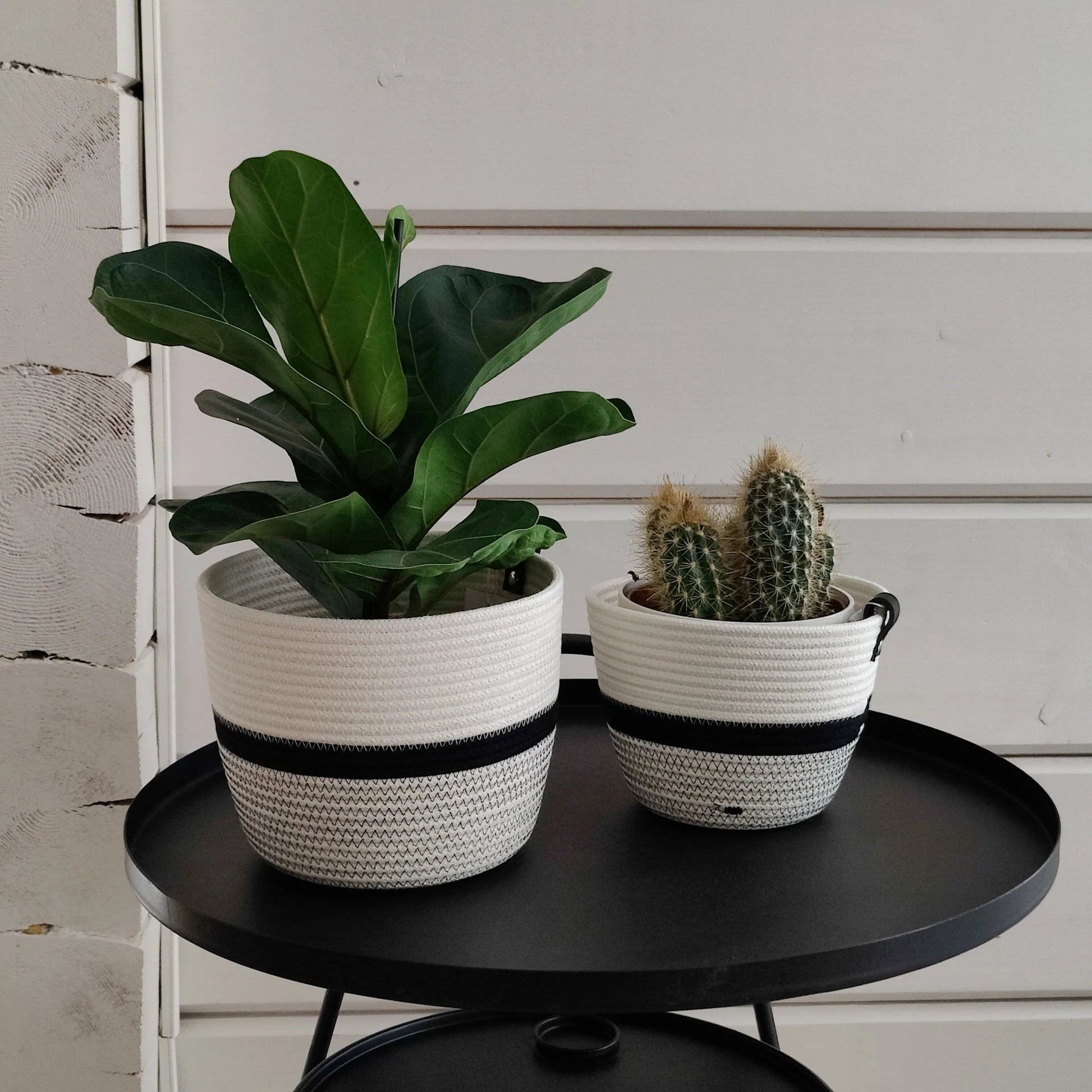 Planters - Ecru Black - xs/s/m | Koba Handmade - de inKijk