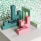 Kaarsenhouder tube small pink| &Klevering