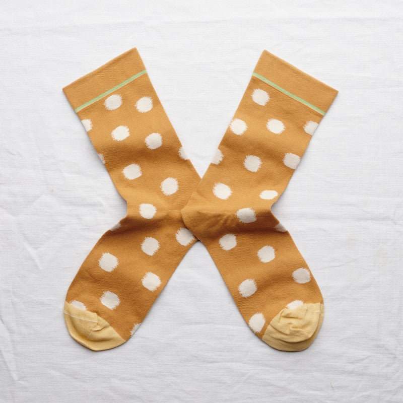 Sokken - Pois Ocre | Bonne Maison