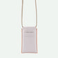 Phone pouch - croissant brown + hortensia blue | Sticky Sis