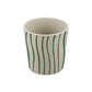 Beker monstera strepen - set v. 4 | Koziol - de inKijk