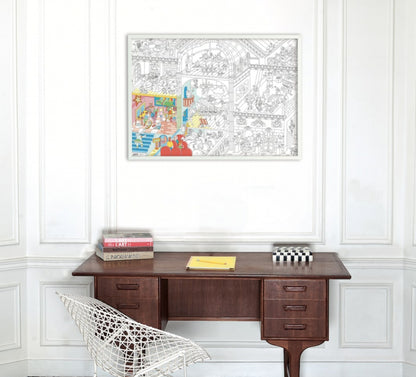 Dance - Giant coloring poster | Omy