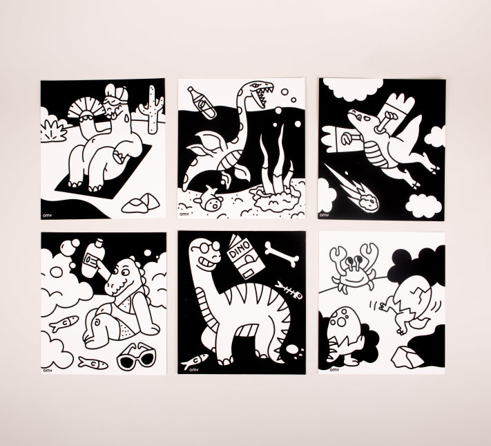 Velvet Coloring - Dinos | Omy
