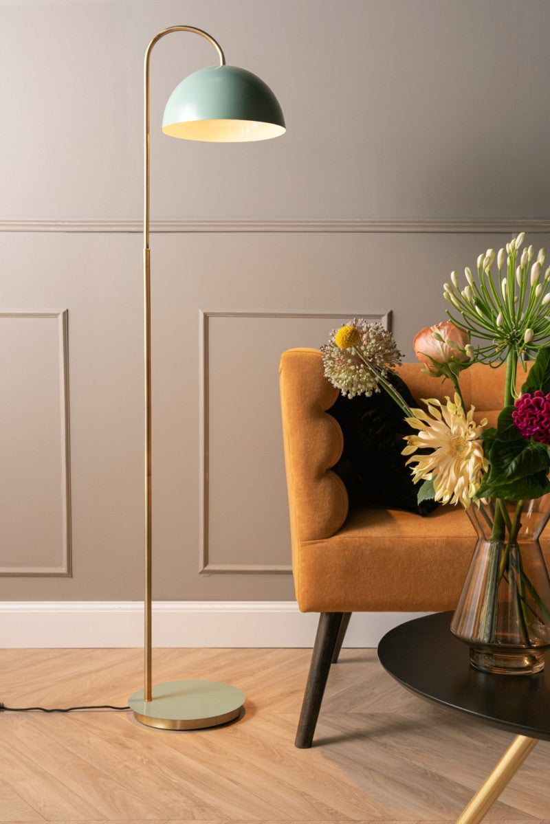 Dome floor lamp - groen | Present Time