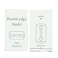 Dubbelzijdige Scheermesjes rvs - 5 stuks | Wondr Care